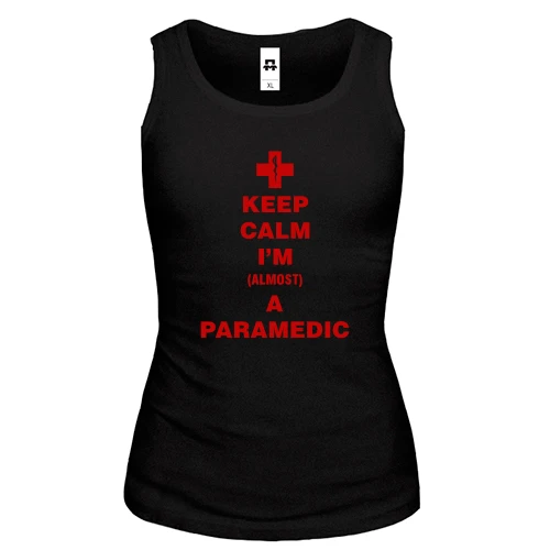 Жіноча майка "Keep calm I'm a paramedic"