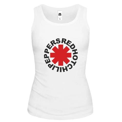 Женская майка, Белый, Red Hot Chili Peppers