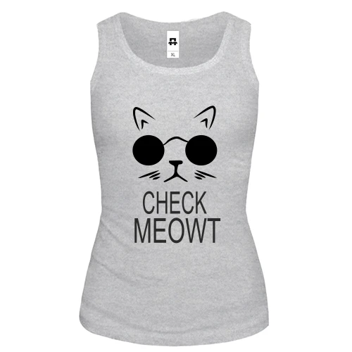 Жіноча майка check meowt