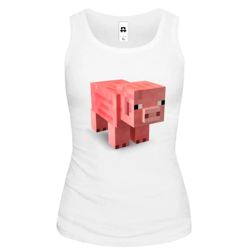 Жіноча майка Minecraft Pig