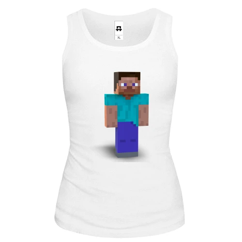 Жіноча майка Minecraft Стів (2)