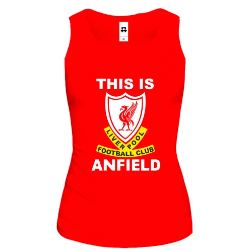 Жіноча майка This Is Anfield