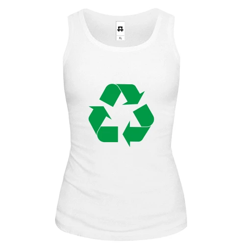 Жіноча майка Recycle