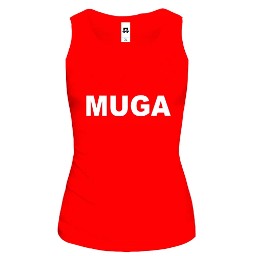 Женская майка MUGA (Make ukraine Great Again)