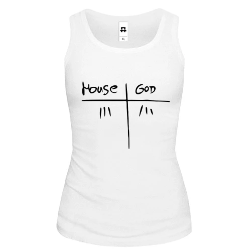 Жіноча майка House VS God
