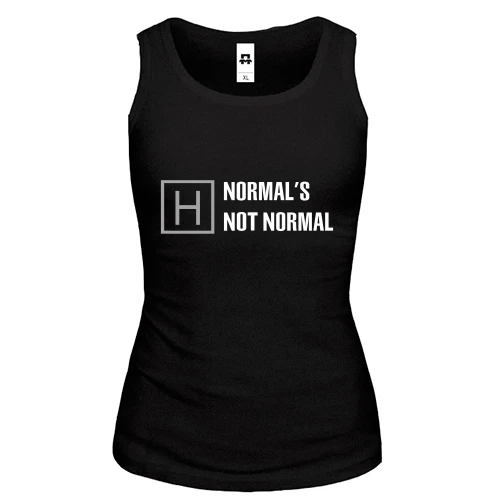 Женская майка Normal's Not Normal