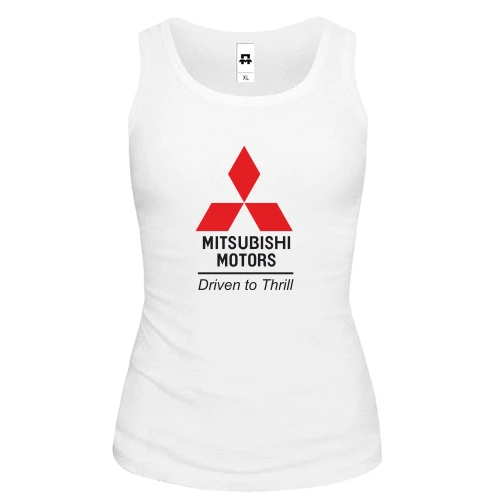 Жіноча майка з лого Mitsubishi Motors