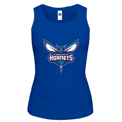 Жіноча майка, Синій, Шарлотт Хорнетс (Charlotte Hornets)