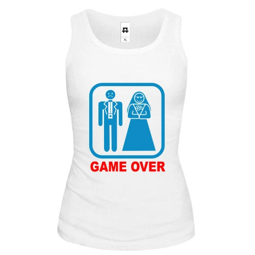 Жіноча майка Game over