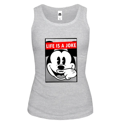 Женская майка Life is a joke