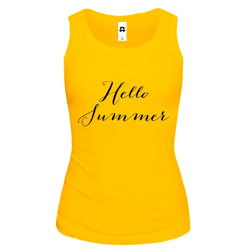 Женская майка Hello Summer (Привет лето)