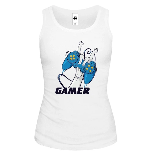 Женская майка Gamer с джойстиком (2)