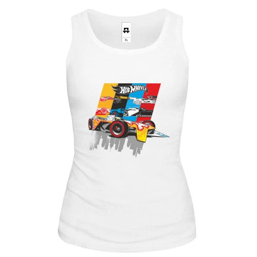Женская майка с логотипом Hot Wheels