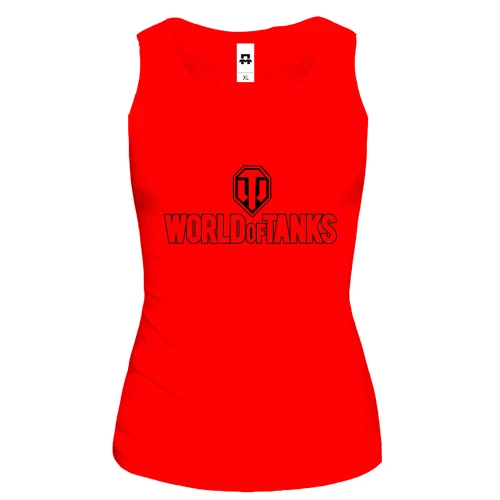 Жіноча майка з логотипом World of Tanks