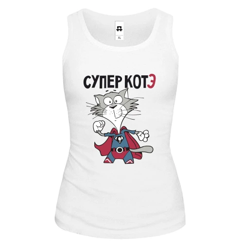 Женская майка Супер котэ
