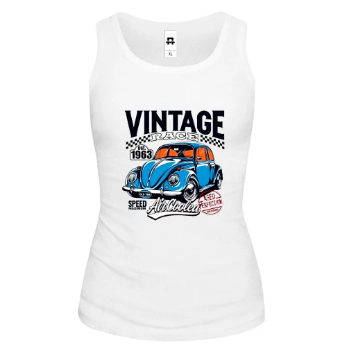 Жіноча майка Volkswagen Beetle - Vintage Race
