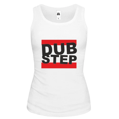 Жіноча майка Dub step (напис)