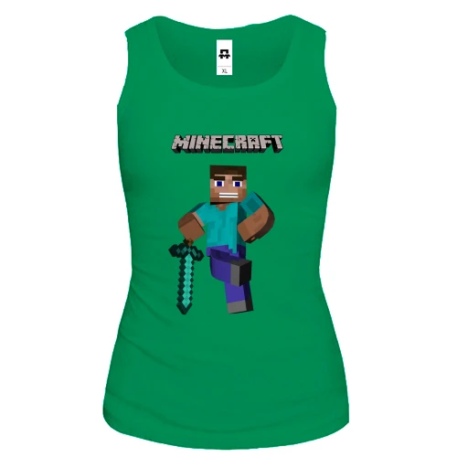 Жіноча майка Minecraft Стів