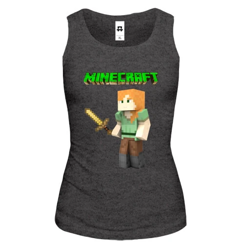 Жіноча майка Minecraft Алекс