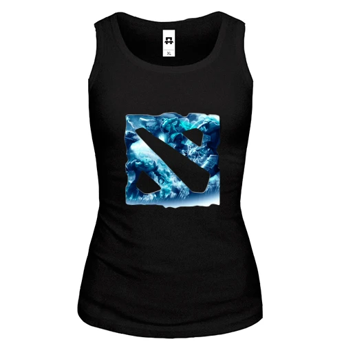 Жіноча майка Dota 2 Blue logo