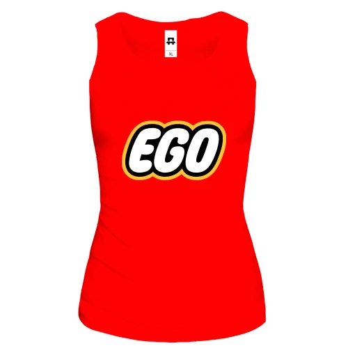 Жіноча майка, червоний, EGO