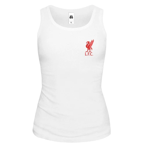 Женская майка, белый, Ливерпуль LFC
