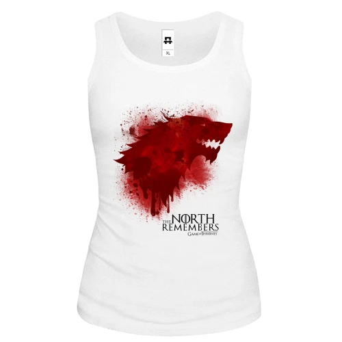 Женская майка The North Remembers - Game of Thrones