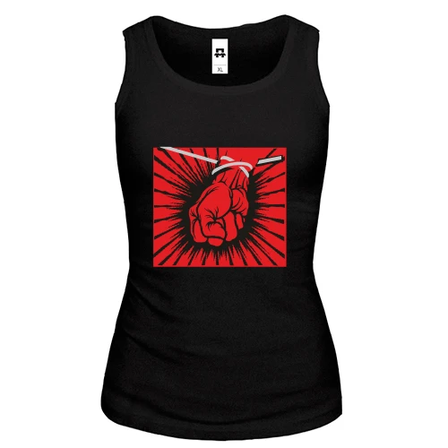 Женская майка, черный, Metallica (St. Anger)