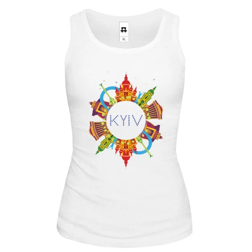 Женская майка Kyiv Color Art