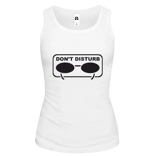 Женская майка Dont disturb