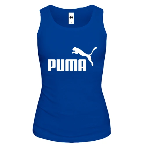 Жіноча майка, синій, Puma