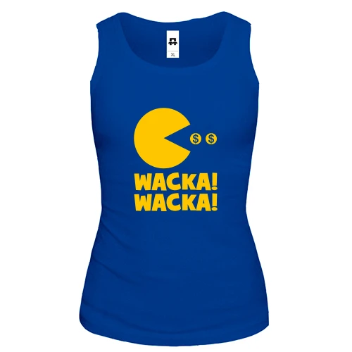 Женская майка Packman Wacka wacka