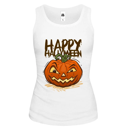 Жіноча майка з написом Happy Halloween