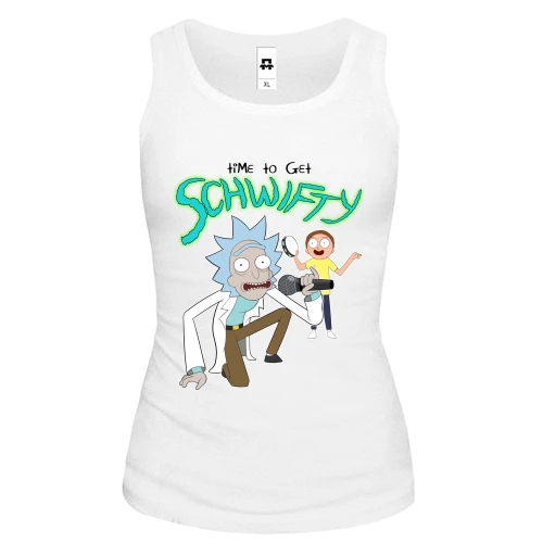 Женская майка Time to get Schwifty