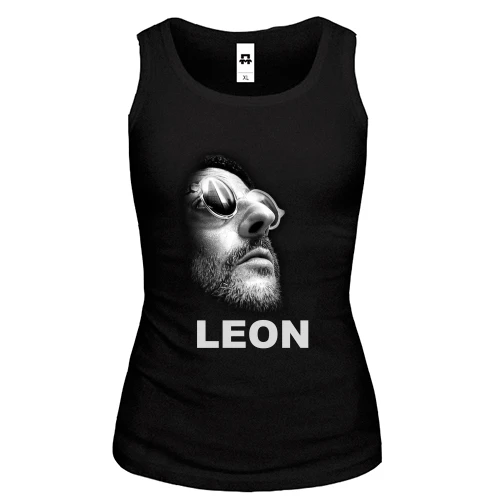 Женская майка, Черный, Leon
