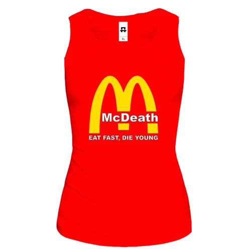 Женская майка McDeath