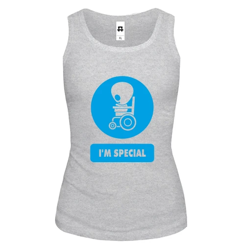 Женская майка I am special