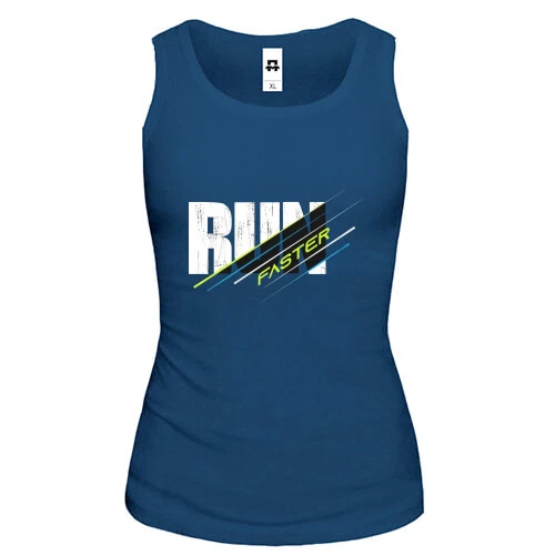 Женская майка Run Faster