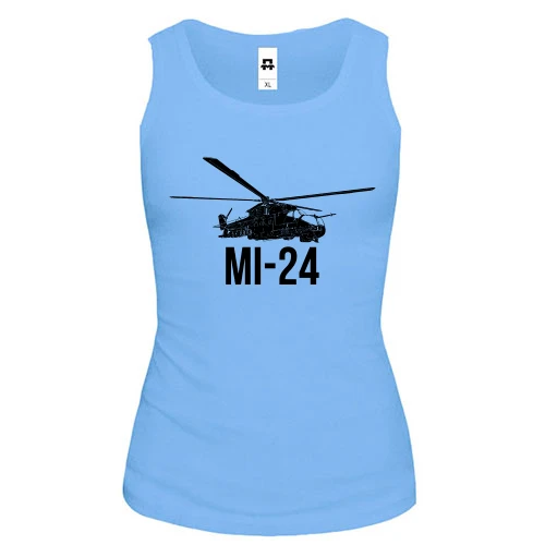 Женская майка, синий, MI-24