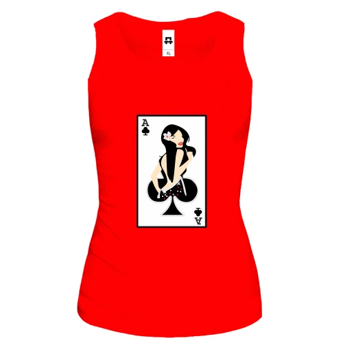 Жіноча майка Poker Lady