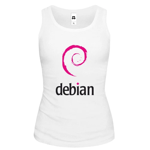 Жіноча майка Debian