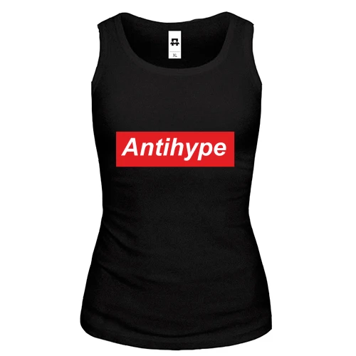 Жіноча майка, чорний, Antihype