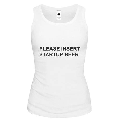 Жіноча майка Insert Beer
