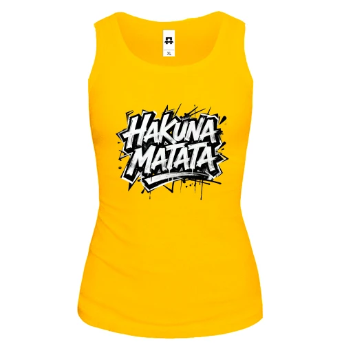 Женская майка Hakuna Matata