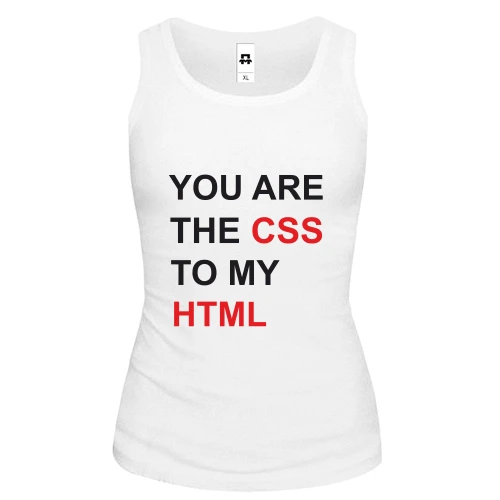 Жіноча майка CSS+HTML