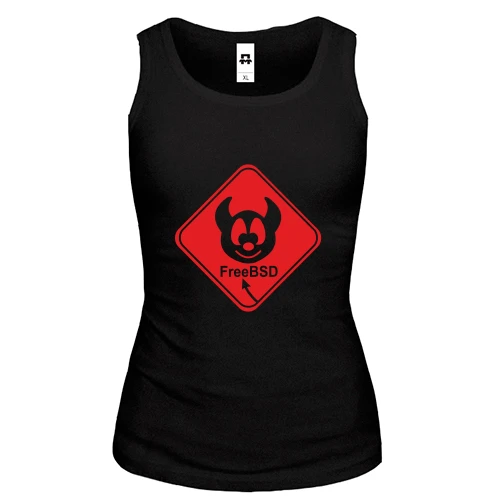 Жіноча майка FreeBSD uniform type