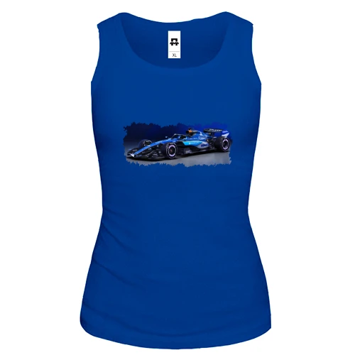 Женская майка, синий, Williams F1