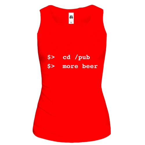 Женская майка More Beer