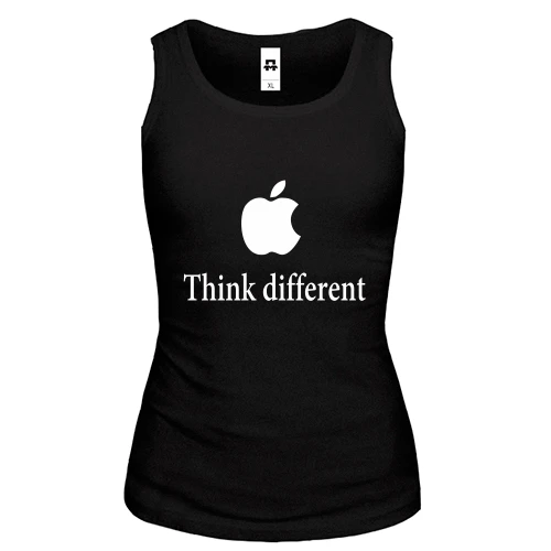 Женская майка Think different