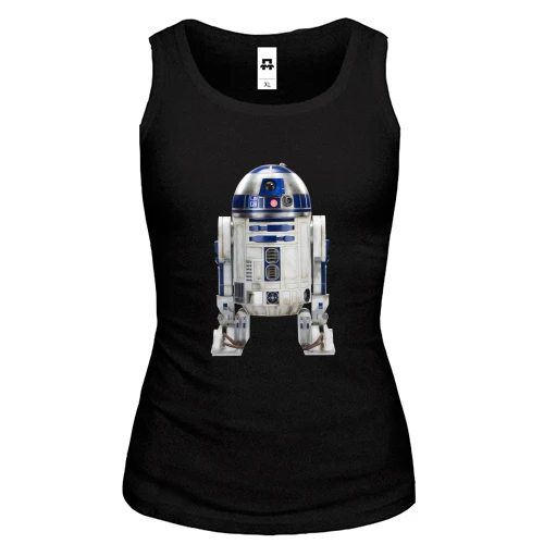 Жіноча майка з малюнком робота R2 D2